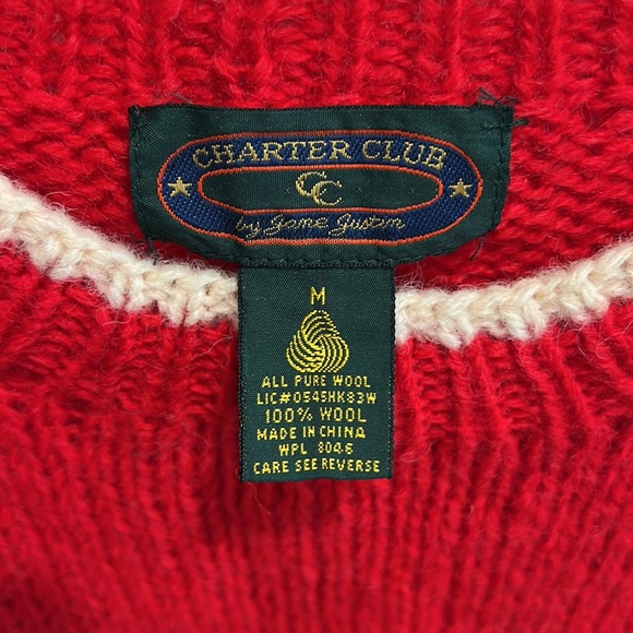 Red Holiday Skaters Sweater - Picture 3 of 5